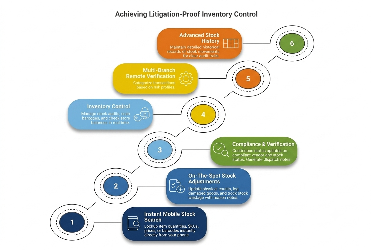 myDigiBill Mobile Inventory Control On-The-Go